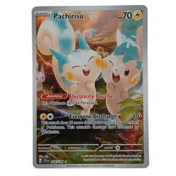 Pachirisu Illustration Rare 208/198 Scarlet & Violet Base Pokemon Card NM/M - Image 1