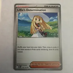 Lillie’s Determination 119/132 - English Mega Evolution Pokemon TCG Regular Card - Image 1