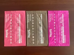 Pokemon Scarlet & Violet Card Japanese Gym Promo Pack Lot Of 3 - Sealed - Image 2