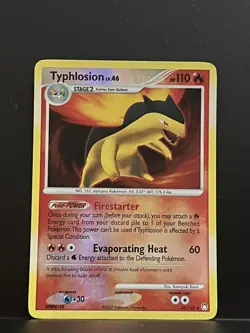 Typhlosion 16/123 Reverse Holo Rare Mysterious Treasures Pokemon Card LP - Image 1