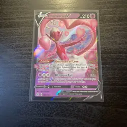 Pokemon TCG Enamorus v Holo Ultra Rare Lost Origin Card 082/196 NM - Image 1