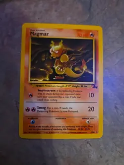 Magmar 39/62 1999 Pokemon Fossil Base Set Non-Holo Rare Vintage Card - Image 1