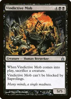 (1x) VINDICTIVE MOB - Ravnica: City of Guilds - MTG Magic the Gathering Card - Image 1