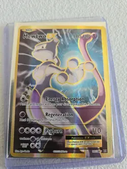 Pokemon TCG Evolutions Mewtwo-EX Holo Full Art Ultra Rare Card 103/108 - Image 1