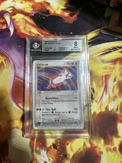 Pokemon Latias EX Dragon TCG Holo Rare Card 93/97 BGS 8 - Image 1