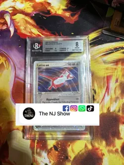 Pokemon Latias EX Dragon TCG Holo Rare Card 93/97 BGS 8 - Image 2