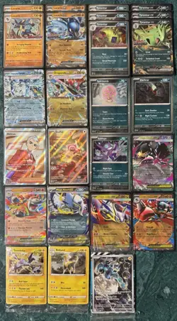 POKEMON PRISMATIC STAMPED MEGA EVOLUTIONS EX PROMO ILLUSTRATION RARE FA CARD LOT - Image 1