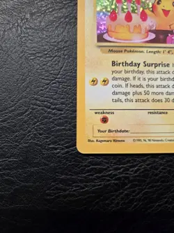 Pokemon Birthday Pikachu Holo Card 24/108 Celebrations 25th Anniversary NM Mint - Image 5