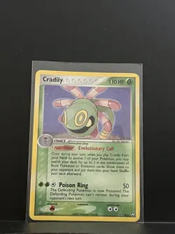 Cradily 7/108 Holo Rare Pokemon Card EX Power Keepers LP - Image 1