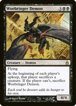 (3x) WOEBRINGER DEMON - Ravnica: City of Guilds - MTG Magic the Gathering Card - Image 1