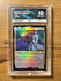 Magic MTG Final Fantasy Rufus Shinra (FF7) #0238 *FOIL* Ace Graded 10 - Image 1