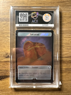 Magic MTG Final Fantasy Foretell / Treasure #0010 *SURGE FOIL* Ace Graded 9 - Image 2