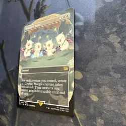 MTG Moogles' Valor Borderless - Normal - R - Extended Art - FINAL FANTASY - #326 - Image 2