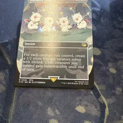 MTG Moogles' Valor Borderless - Normal - R - Extended Art - FINAL FANTASY - #326 - Image 5