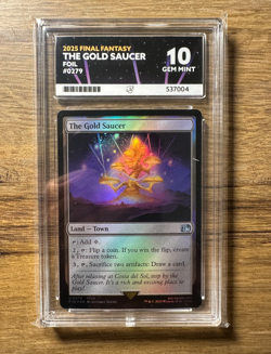 Magic MTG Final Fantasy The Gold Saucer (FF7) #0279 *FOIL* Ace Graded 10 - Image 1