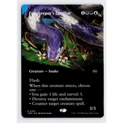 Fangkeeper's Familiar Borderless Tarkir: Dragonstorm #357 MTG NM - Image 1