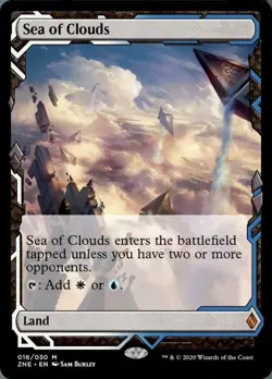 MTG English Sea of Clouds NM Normal Zendikar Rising Expeditions - Image 1