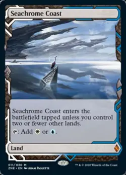 MTG English Seachrome Coast NM Normal Zendikar Rising Expeditions - Image 1