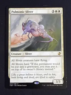 1x Pulmonic Sliver (034) Time Spiral Remastered LP MTG Magic The Gathering x1 - Image 1