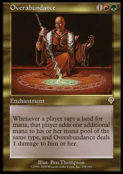 MTG Overabundance, Invasion, Heavily Played, English - Image 1