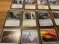 MTG Cards Lot White Rare Uncommon Land Foil + Commons Magic The Gathering Cards - Image 4