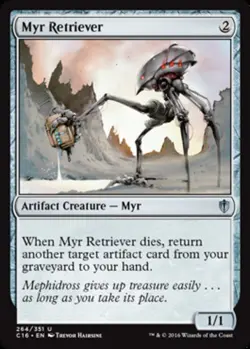 MTG Myr Retriever, Commander 2016, Heavily Played, English - Image 1