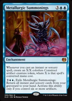 MTG Metallurgic Summonings, Kaladesh, Heavily Played, English - Image 1