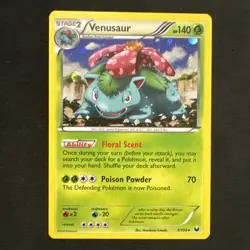 Venusaur 3/108 Dark Explorers Holo Black & White Pokemon - Image 1