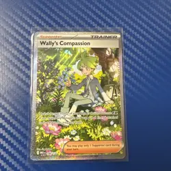 Pokemon TCG Wally's Compassion 186/132 Full-Art Special Illustration Rare! - Image 1