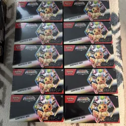 Pokemon TCG Scarlet & Violet Prismatic Evolutions Surprise Box Lot of 10 SEALED - Image 1