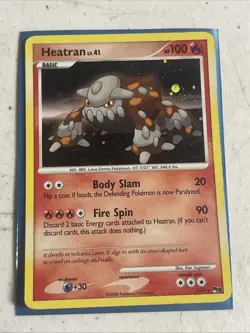 Pokemon TCG Heatran * 1/17 * POP Series 8 * Rare * Holo - Image 1