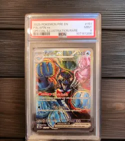 2025 Pokemon - Palafin ex 151/131 Sv: Prismatic Evolutions - SIR - PSA 9 - Image 1