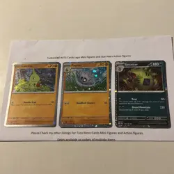 Pokemon PAL 110/193 Larvitar, 111/193 Pupitar, Tyranitar 135/193 Cosmos Holos - Image 1