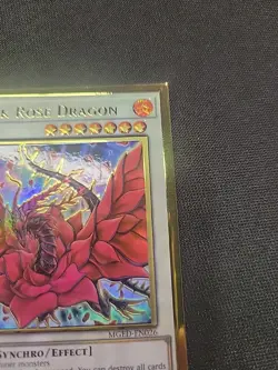 Yugioh Black Rose Dragon MGED-EN026 Premium Gold Rare 1st Edition NM - Image 4