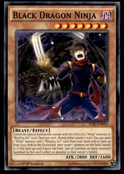 Black Dragon Ninja The Dark Illusion TDIL-EN036 MP YuGiOh TCG | Buy 10 Get 10 Fr - Image 1