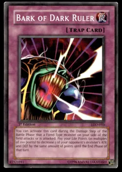 Bark of Dark Ruler Legacy of Darkness LOD-010 MP YuGiOh TCG | Buy 10 Get 10 Free - Image 1