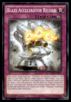 Blaze Accelerator Reload Secrets of Eternity SECE-EN077 MP YuGiOh TCG | Buy 10 G - Image 1