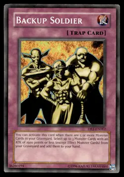 Backup Soldier Dark Beginning 1 DB1-EN082 MP YuGiOh TCG | Buy 10 Get 10 Free - Image 1