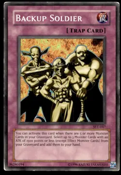 Backup Soldier Starter Deck: Yugi Evolution SYE-047 MP YuGiOh TCG | Buy 10 Get 1 - Image 1