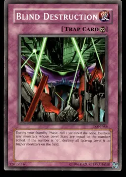 Blind Destruction Labyrinth of Nightmare LON-086 MP YuGiOh TCG | Buy 10 Get 10 F - Image 1