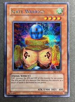 Yugioh Slate Warrior WC4-003 World Championship 2004: GBA Promo Secret Rare NM - Image 1