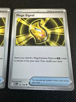 Mega Signal 121/132 Pokemon MEGA EVOLUTION - (2) Card Lot - NM Condition - Image 2