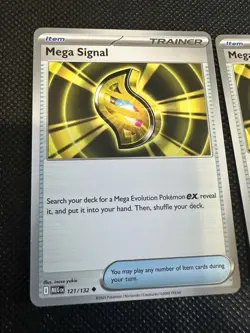 Mega Signal 121/132 Pokemon MEGA EVOLUTION - (2) Card Lot - NM Condition - Image 3