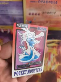 Pokemon Karte Card japanese carddass Pocket monsters 1997 Dragonair Dragonir Exc - Image 4