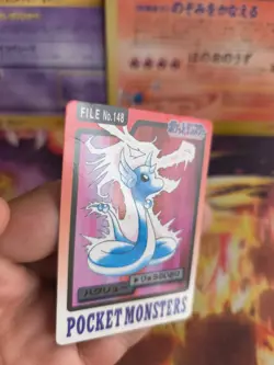 Pokemon Karte Card japanese carddass Pocket monsters 1997 Dragonair Dragonir Exc - Image 5