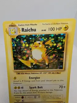 Raichu Holo Rare 36 Pokemon Evolutions 2016 TCG Card - LP - Image 2