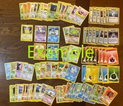 100 Ct. WOTC Vintage Pokemon Card Lot! Great for Any Collection! - Image 1