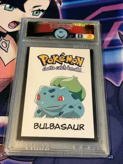 Ultra Rare Bulbasuar Vintage Pokemon 1999 Red/Blue Promo Card ECG 8 NM/Mint - Image 1
