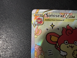 Pokemon Simisear VStar GG37 Crown Zenith Galarian Gallery Full Art Card NM - Image 2