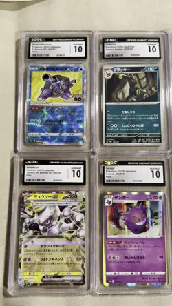 8 Card Graded lot Pokemon Japanese CGC slab gem mint 10 - Image 2
